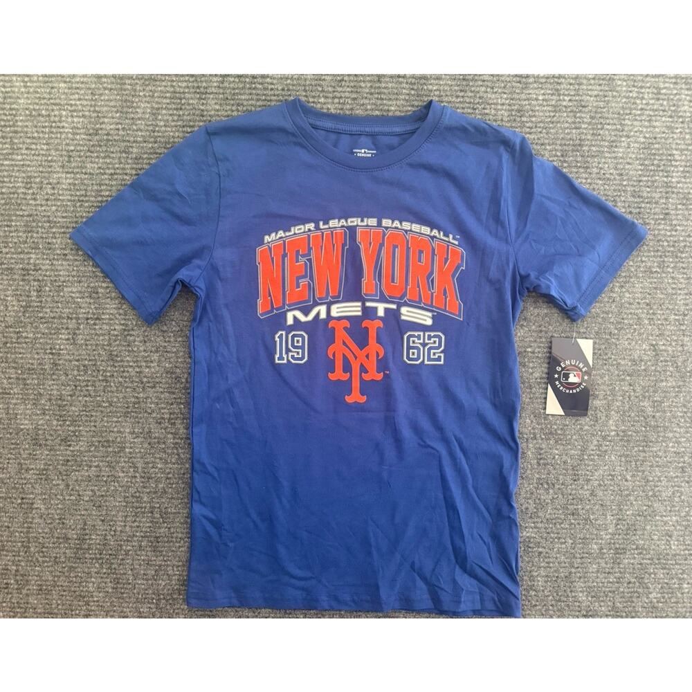 New York Mets T-Shirt Youth XL (16/18) Blue MLB Genuine Merchandise Tee NWT